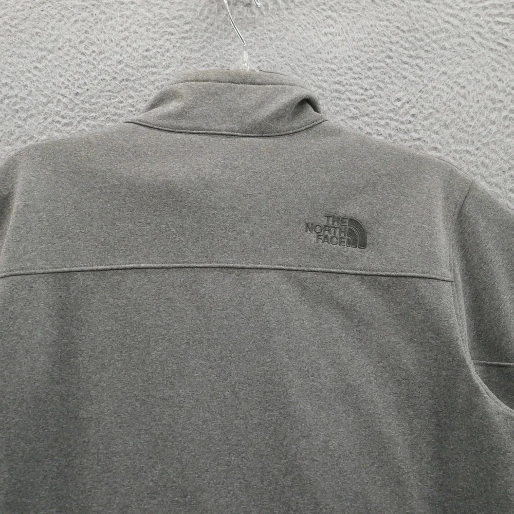 The North Face Mens Windwall Jacket‎ Small Gray Zip Pockets Hiking Active
